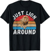 Lion Gifts Just Lion around Lion T-Shirt - Black