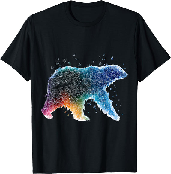 ZoofanatiK Cute Polar Bear Art Animal Motif T-Shirt - As Pictured