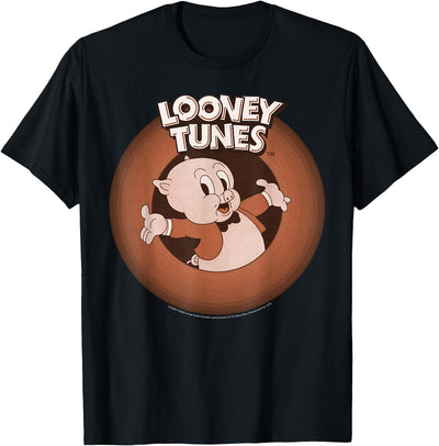 Porky Pig Classic Logo Portrait T-Shirt