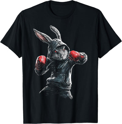 Boxing Rabbit in Red Gloves T-Shirt