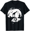 Check out my other Giraffe T-shirts Giraffe Halloween Costume Moon Silhouette Creepy Horror T-Shirt - Navy Blue