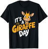 Giraffe Design for Giraffe Lovers It's a Giraffe Day Design | Giraffe Lover Stuff | Giraffe T-Shirt - Navy Blue