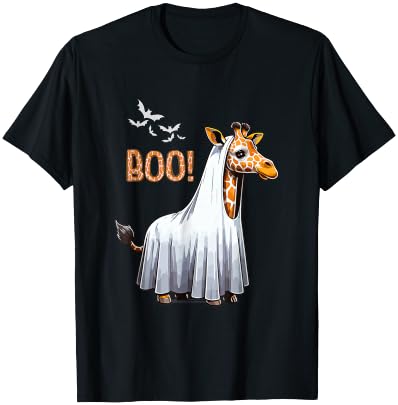 Cute Giraffe Boo Halloween Costume Zoo Lover T-Shirt