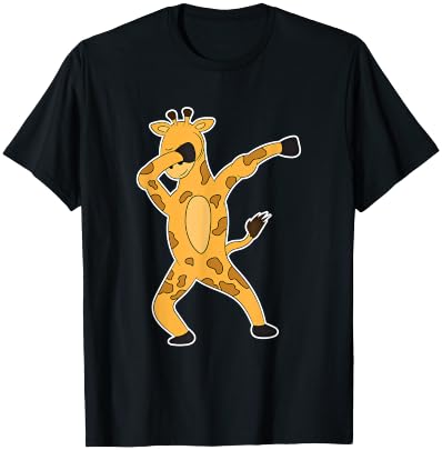 Kids Dabbing Giraffe Clothes Outfit Dab Dance Stuff Art Gift T-Shirt