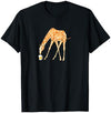 Giraffe Animal Lover Gift Designs Giraffe Gifts - Giraffe Drinking Beer Lovers Design T-Shirt - Navy Blue
