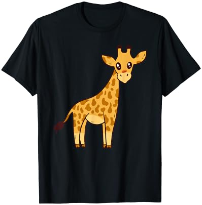 Cartoon Giraffe I Children I Toddler Giraffe T-Shirt