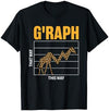 Giraffe Gifts for Mathematician Lover Co. G'raph This Way That Way - Funny Math Lover Giraffe Pun T-Shirt - Navy Blue