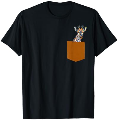 Giraffe Shirt - Giraffe in Pocket Shirt for Men, Women, Kids T-Shirt