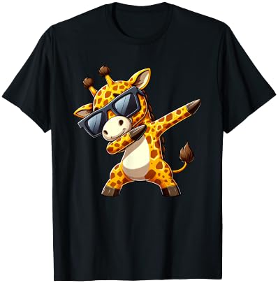 Cool Giraffe Dabbing T-Shirt