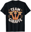 Giraffe Design for Giraffe Lovers Team Giraffe Stuff | Giraffe Costume | Products for Giraffe T-Shirt - Navy Blue