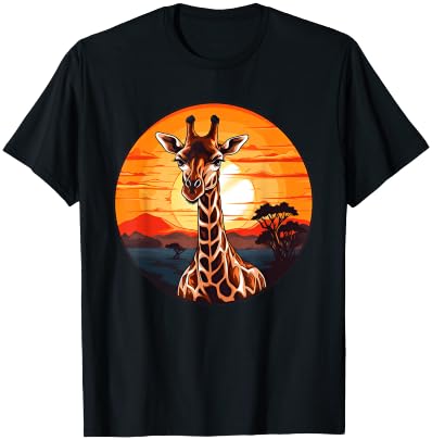 Colorful Giraffe I Kids Giraffe T-Shirt