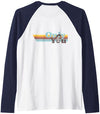 JKLM Smokey Bear Officially Licensed Raglan Baseball Tee - size chart