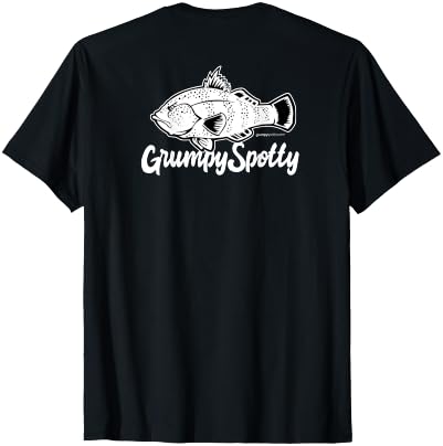Grumpy Spotty Apparel Grumpy Spotted Bay Bass Everyday Shirt T-Shirt - size chart