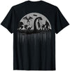 Cryptids Dibble Dabble Designs Design on back Loch Ness Bigfoot Mothman Alien Funny Cryptid T-Shirt - size chart