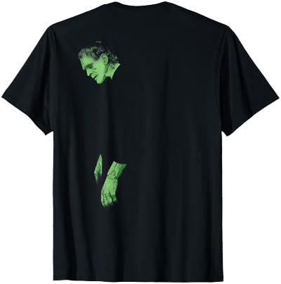 Universal Monsters Frankenstein Negative Space Front & Back T-Shirt