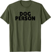PABLO'S PAW PRINTS Light Dogs Men Women Kids T-Shirt - Olive Green