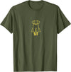 Good Dog Vintage style classic comfy T-Shirt - Olive Green