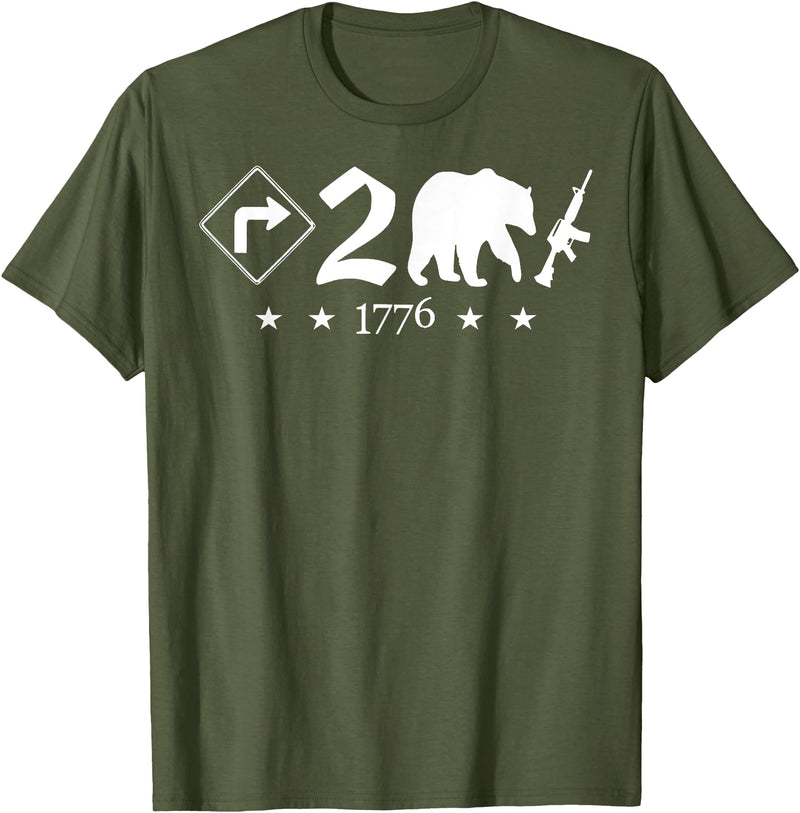 Right To Bear Arms Pro Gun & Patriotic Military Right To Bear Arms Pro Gun Funny Patriotic Military Women Men T-Shirt - Olive Green