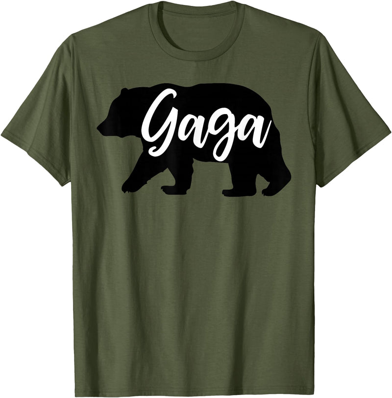 Aberdeen Family Bear T Shirt GaGa Bear shirt Matching Family Shirts Bear tshirts T-Shirt - Olive Green