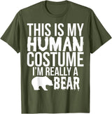 'I'm Really a Bear' Human Costume T-Shirt