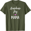 Angry Ant Graphics - Kunekune Pig Gifts Kune Kune Pig Gift for Women - Kunekune Pig Mama T-Shirt - Olive Green