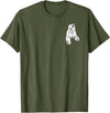 Polar Bear Gift Polar Bear Accessories & Stuff Cute Polar Bear For Men Women Kids Pocket Animal Zookeeper T-Shirt - Olive Green