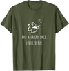 Moe Betta Betta Fish Had A Friend Once Funny Cute Pet Owner Gift T-Shirt - Olive Green
