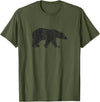 Vintage Polar Bear Merch and Gifts Polar Bear Distressed Print - Vintage Polar Bear T-Shirt - Olive Green