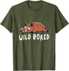 Wild Hog Hunting Hog Hunter Funny Pig Wild Boar T-Shirt - Olive Green