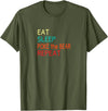 Eat Sleep Poke the Bear Repeat Merch Push the Bear T-Shirt - Olive Green