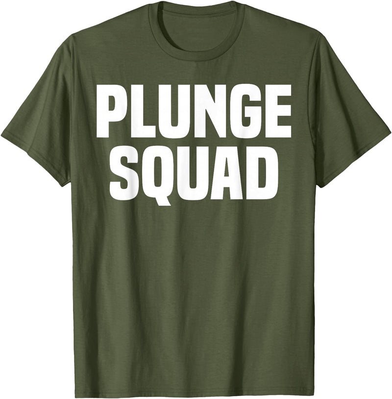 Winter Sport Polar Bear Plunge Design Outfit Ice Bear Plunge - Plunge Squad T-Shirt - Olive Green