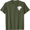 Cute Polar Bear Gifts And Tees Polar Bear in Bag Cute Polar Bear Children Baby Polar Bear T-Shirt - Olive Green