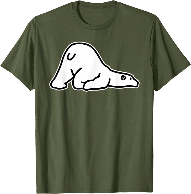 Polar Bear T-Shirt - Olive Green