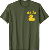 Dada Duck Birthday Rubber Duck Boy Girl Kids Family Matching T-Shirt - Olive Green