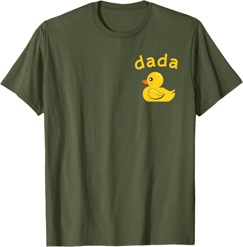 Dada Duck Birthday Rubber Duck Boy Girl Kids Family Matching T-Shirt - Olive Green