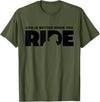 BASBO Horse Riding T-Shirt - Straight - Olive Green