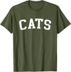 Cats - Style Cats T-Shirt - Olive Green
