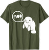 Manatee Marine Biology Tees Manatee Cows of the Sea Funny Marine Biology T-Shirt T-Shirt - Olive Green