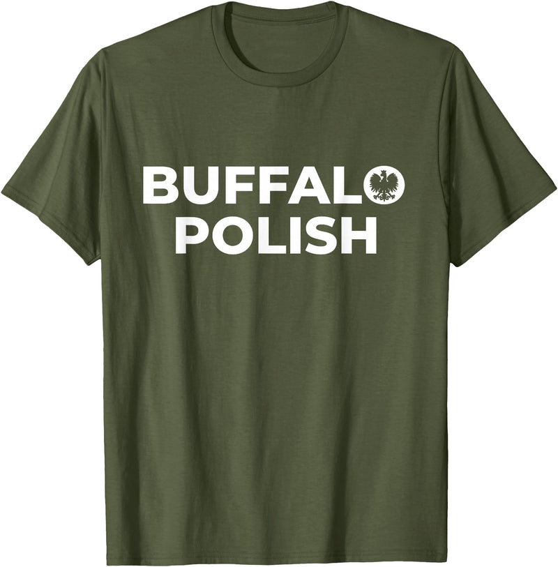 Buffalo Polish Shirts | 716 Polska Polish Smigus Dyngus Day T-Shirt - Olive Green