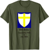 Bear Cave Designs British 8th Army, WW2, Desert Rats T-Shirt - Olive Green