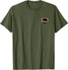 Equal Rights Gay Bear Sânpebe Designs Mens Gay Bear Pride Distressed Men Pocket T-Shirt - Olive Green