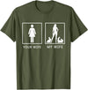 Your Wife My Wife Bunny Rabbit T-Shirt in Olive Green