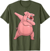 Pig Gift Pig Lover Stuff & Pig Novelty Accessories Cute Pig Art For Men Women Kids Livestock Farming Pig Lovers T-Shirt - Olive Green