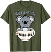 Cute Shirts and Merch My Puns Are Koala Tea Funny Cute Koala Bear Animal Pun T-Shirt - Olive Green
