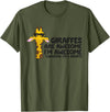 Giraffe Lover Gifts And Tees Giraffes Are Awesome. I'm Awesome Therefore I'm a Giraffe T-Shirt - Olive Green