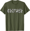 Cow Pattern Print Family Matching Birthday Shirts Cow Brother Birthday Family Matching Fathers Day Boy Girl T-Shirt - Olive