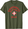 Ink’d and threads Emotional Support Bear T-Shirt - Olive Green