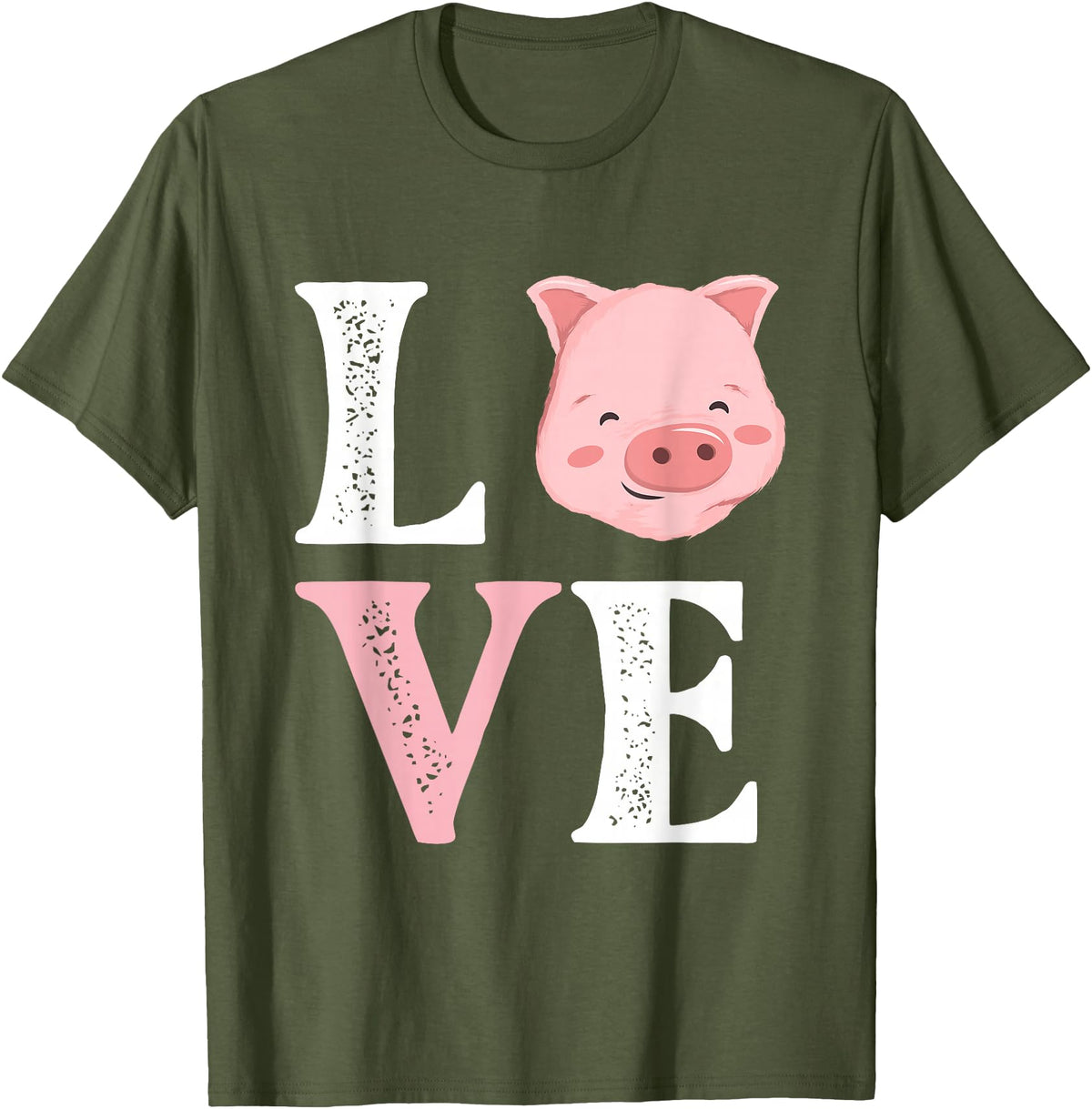 Funny Pig Lover Shirts Love Pigs - Pig Lover Pig Farming Piglet Farmer Farm Animal T-Shirt - Olive Green