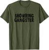 Passion8 Gear Show Pig Show Steer Gangster T-Shirt - Olive Green