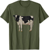 Cows and cattle Drawing of a Holstein cattle T-Shirt - Olive Green
